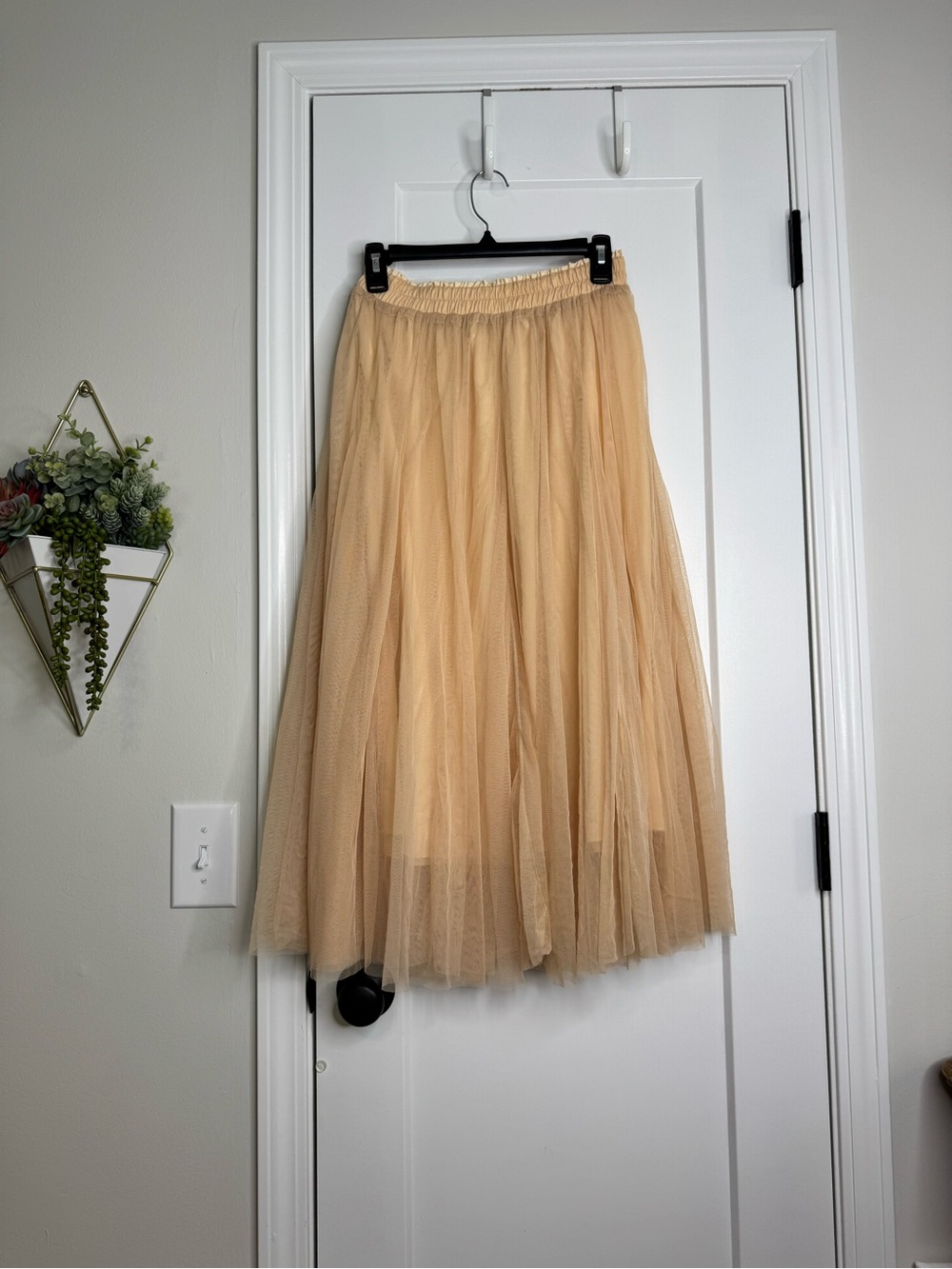 Tulle Beige Skirt